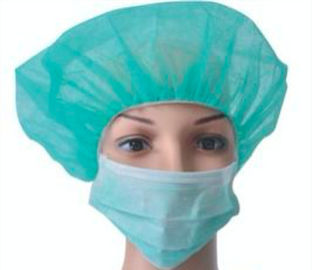 China Non Woven Bouffant Caps Disposable Breathable Colored Surgical Head Cover supplier