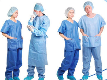 China Disposable Patient Exam Gowns , Disposable Medical Protective Clothing  supplier