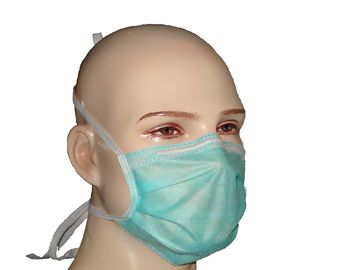 China Breathable Health Care Medical Disposable 3 Ply Non Woven Face Mask With Tie supplier
