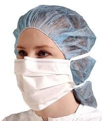China Medical Consumable  3 Ply Non Woven  Disposable Surgical Face Mask With Tie On supplier