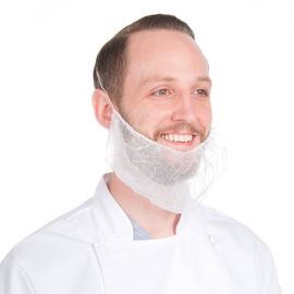 China Breathable PP Disposable Non Woven Beard Cover With Single Head Loop supplier
