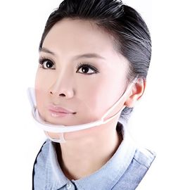 China Transparent Plastic Sanitary Surgical Clear Face Mask , Disposable Medical Face Masks  supplier