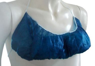 China Blue Dustproof Disposable Travel Bra , Breathable Female Disposable Underwear  supplier