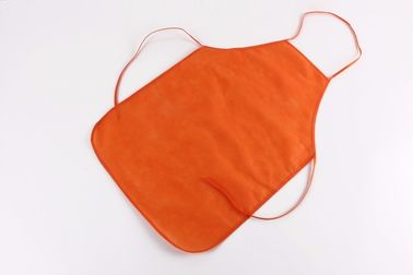 China Eco - Friendly Disposable Plastic Aprons Non Woven PP Apron For Chemistry Industry supplier