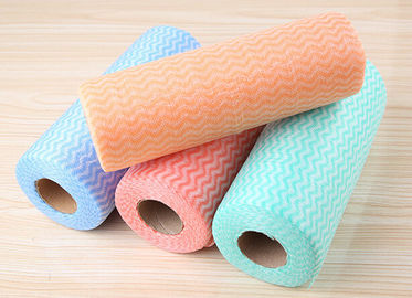 China Print Mesh Spunlace Nonwoven Multi Purpose Dry Wipes Lint Free Wash Duster Cloth supplier