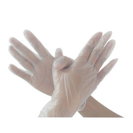 China Vinyl Gloves Disposable PVC Hand Protection Gloves , Powder Free Examination Gloves supplier