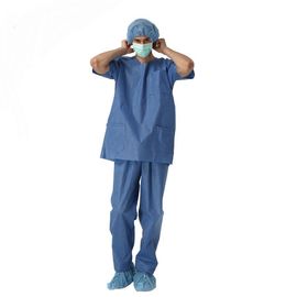 China Surgical Patient Disposable Scrub Suits PP Non Woven Material For Hospital supplier