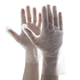China Multipurpose Tpe Disposable Food Preparation Gloves With Translucent Color supplier