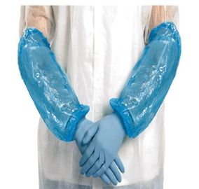 China PU Oversleeve Disposable Arm Covers / Waterproof Disposable Protective Sleeves supplier